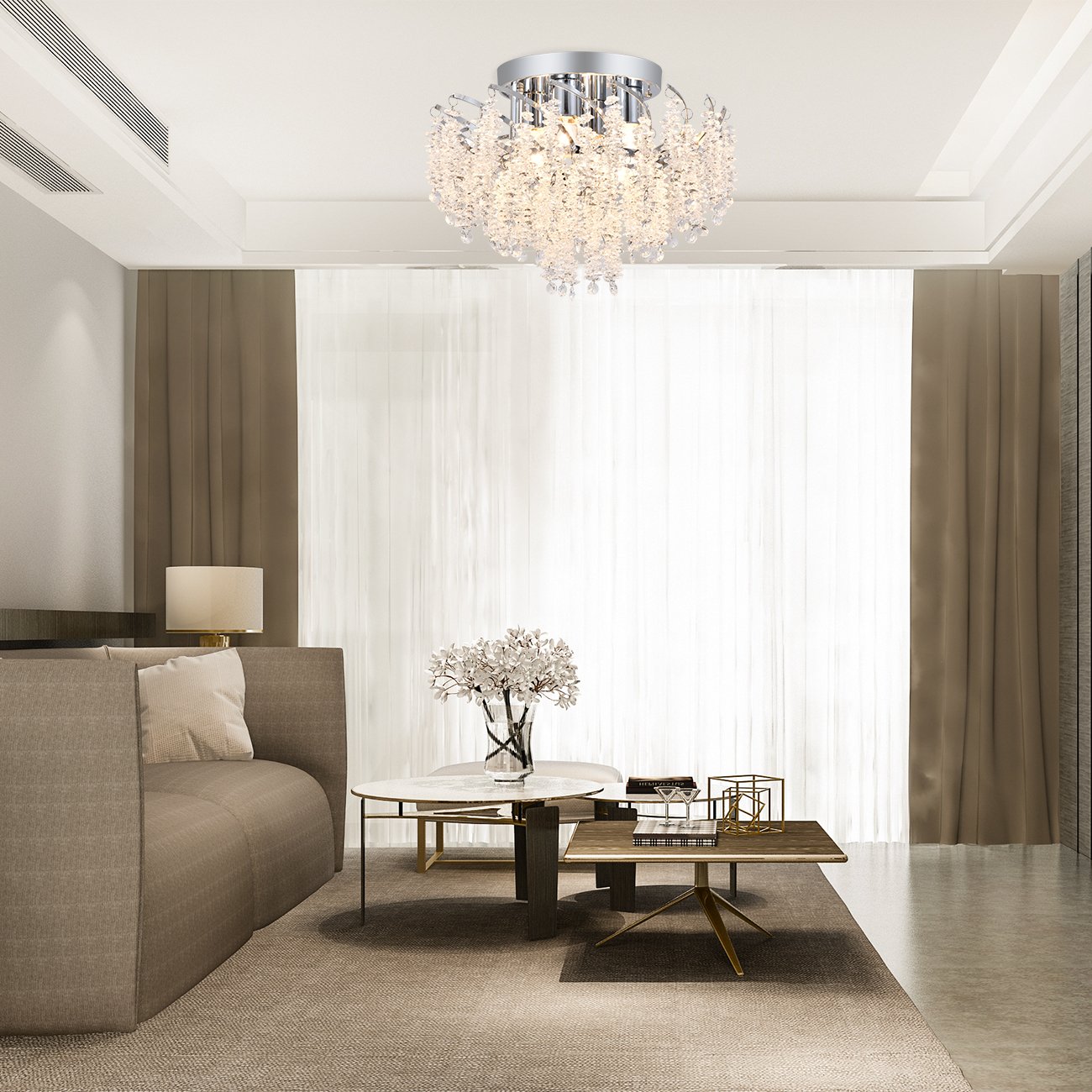 Потолочная люстра 140015/4C E27*60W Chrome Whisper Escada ES0000071