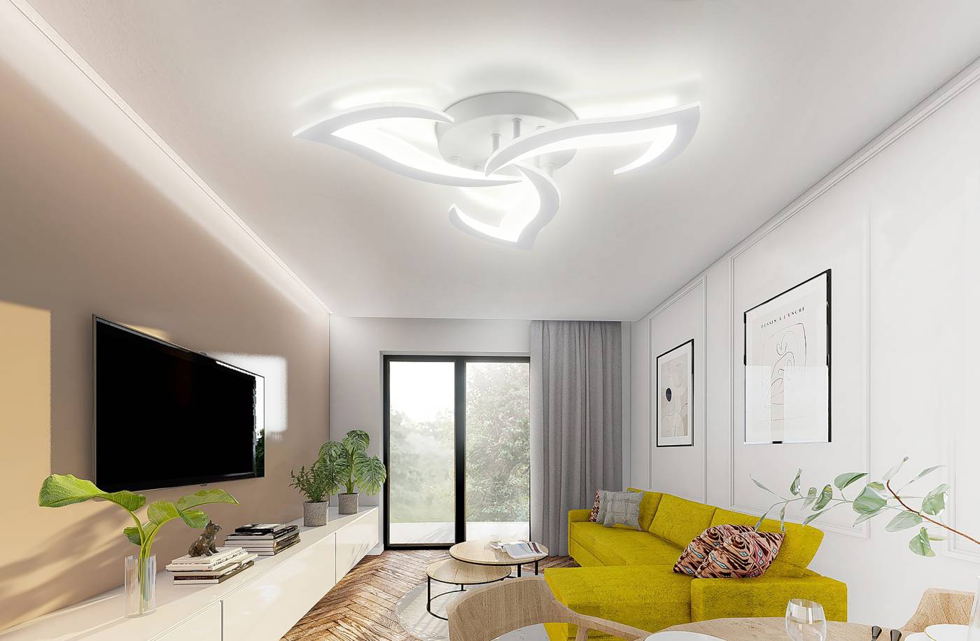 LED LAMPS 81401 Потолочная люстра Natali Kovaltseva SIMPLY LIGHT LED LAMPS 81401
