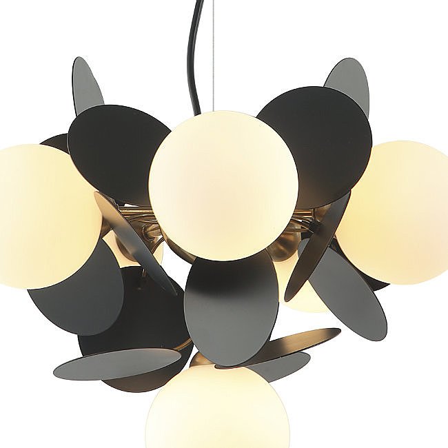 LH4136/6P-BR-BK Подвесная люстра Lumien Hall Ilmari LH4136/6P-BR-BK