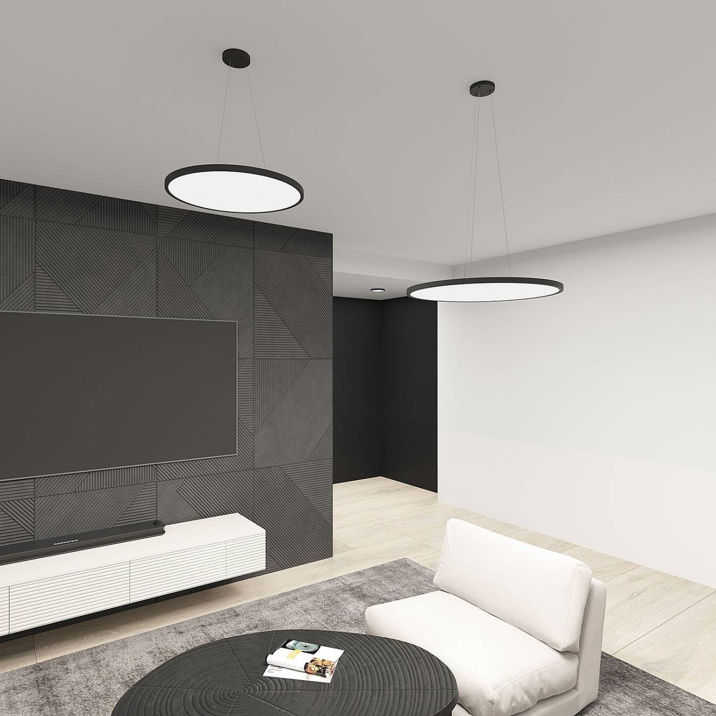 DK6525-BK Светильник потолочный Denkirs THIN DK6525-BK