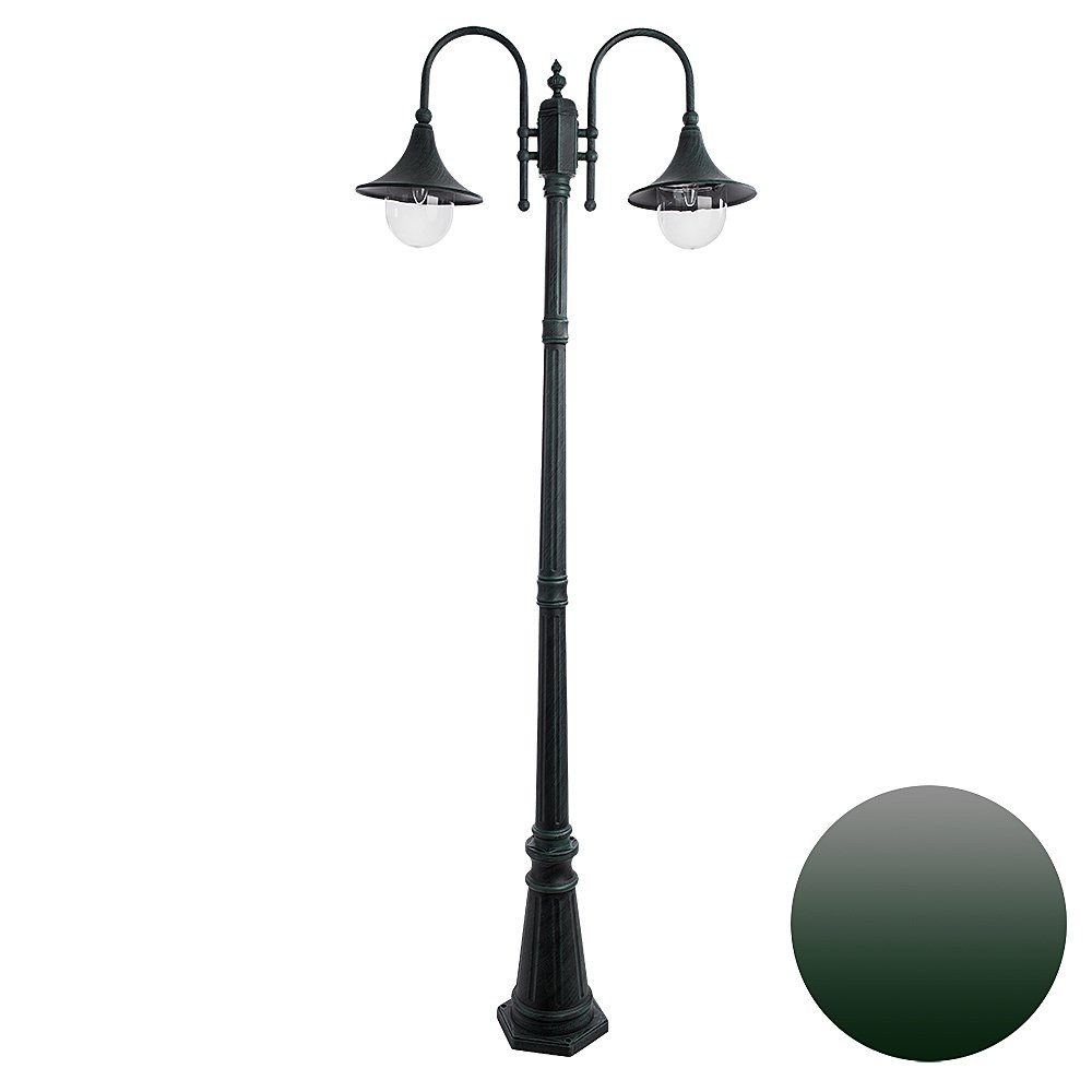 A1086PA-2BGB Столб фонарный уличный Arte Lamp Malaga A1086PA-2BGB