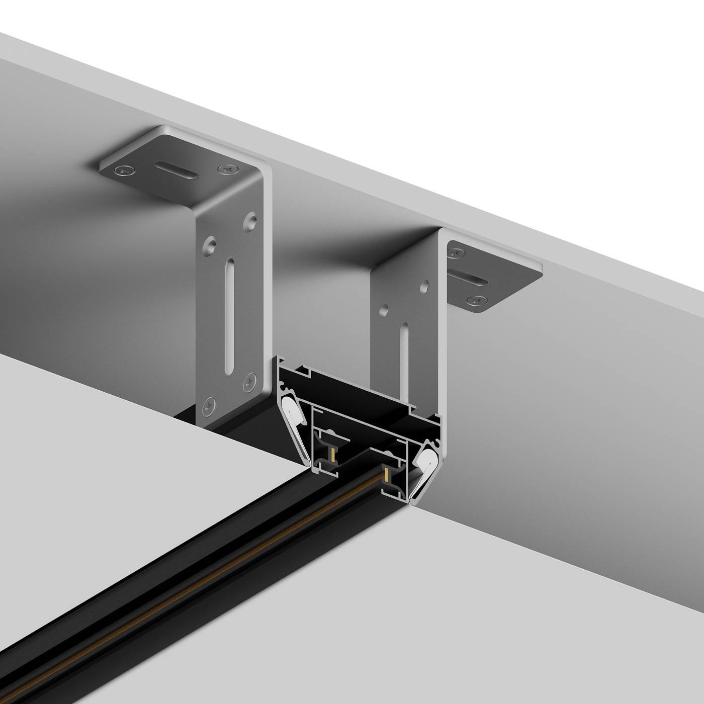 Закладной профиль под шинопровод для натяжного потолка-2м Hesby Lighting Skylite HSBL_0192