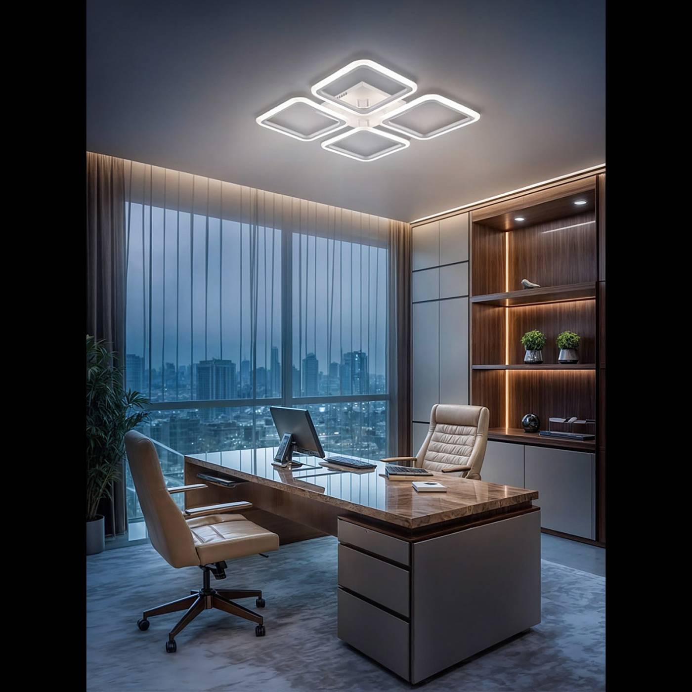 Потолочная люстра Natali Kovaltseva Spektr LED LAMPS 81108/3C