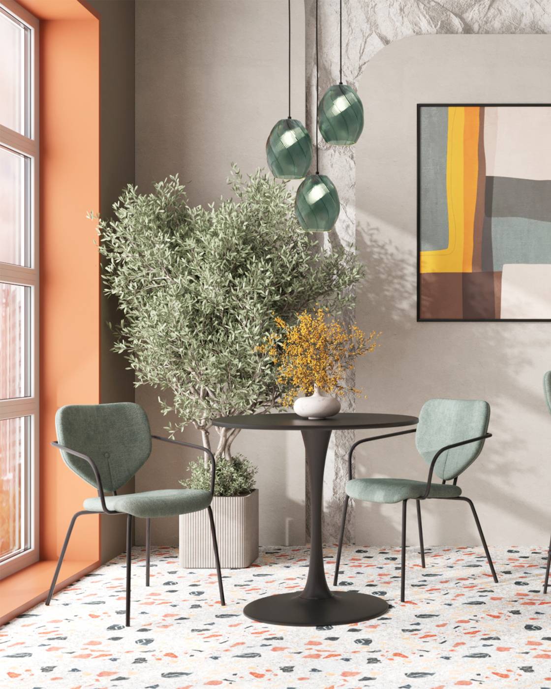 Обеденный стул Stool Group Masey B2339-1 Curio-37