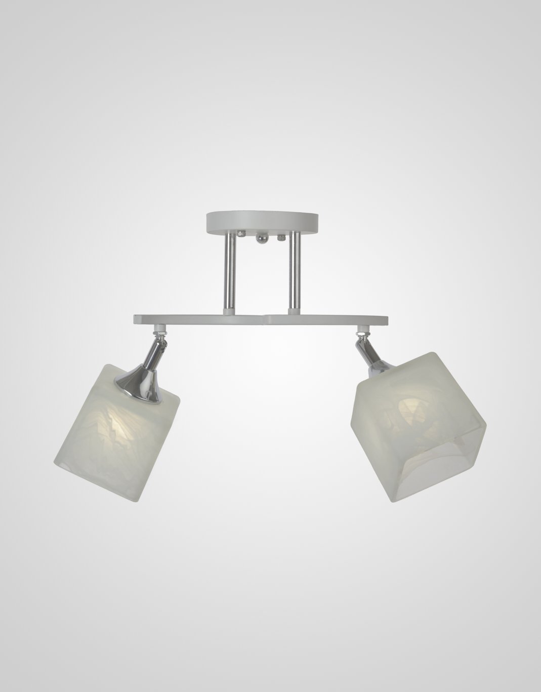 Потолочная люстра Мелодия Света Cube P5507-2 WT 000029962