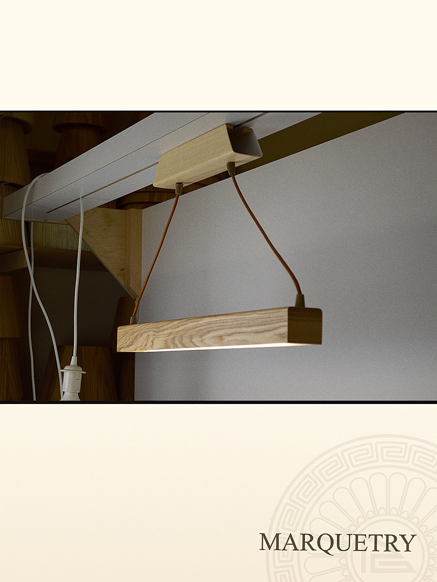 Светильник подвесной PG Marquetry Pendant Lines PG-APL-110