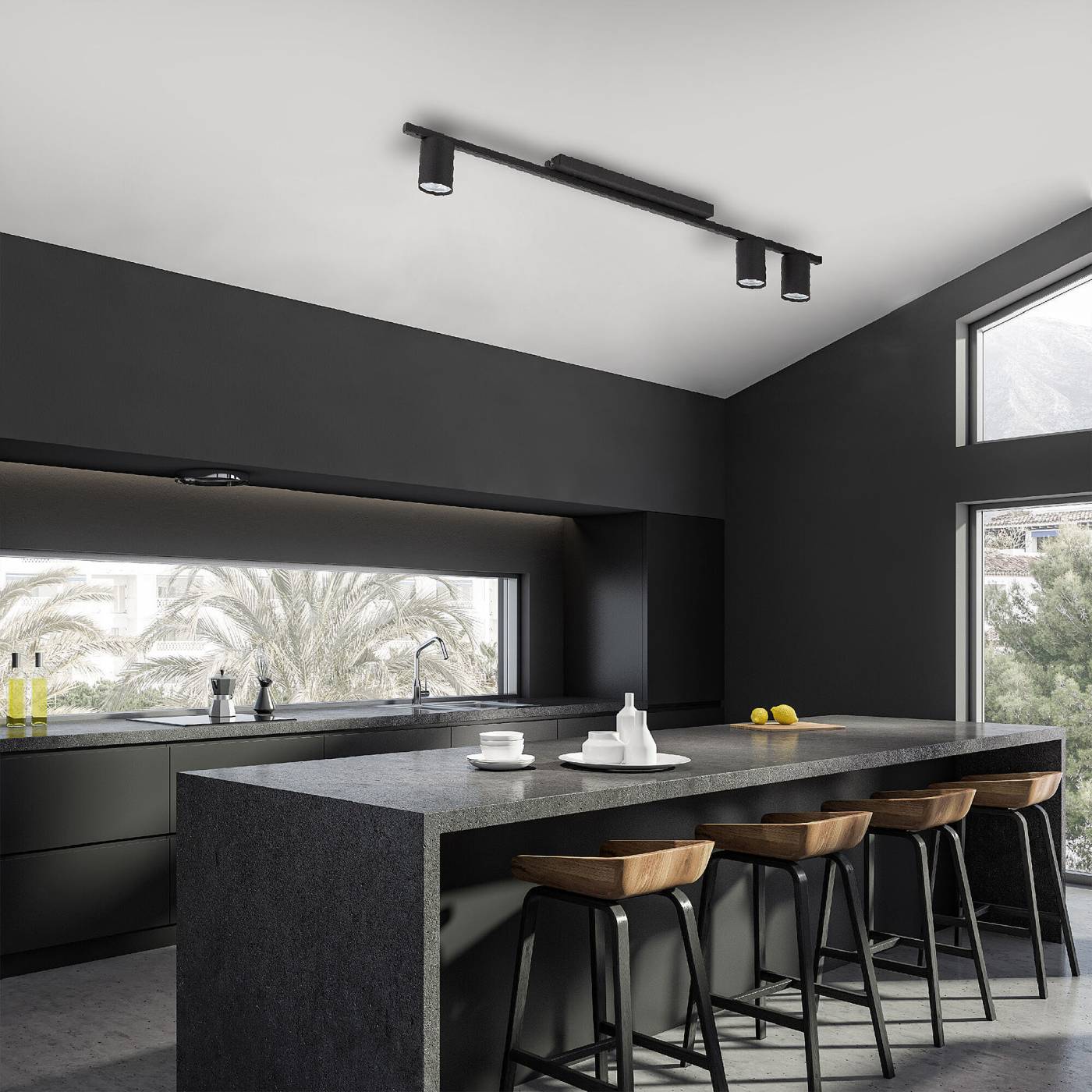 4565 Logan Black Светильник потолочный TK Lighting Logan 4565 Logan Black
