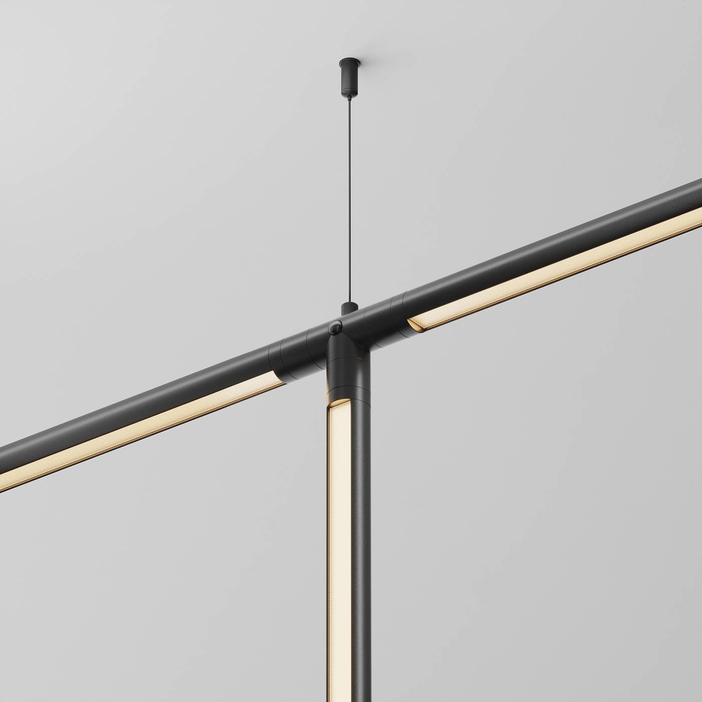 T-образный плоский коннектор для системы Shelf без ввода питания Maytoni Accessories for system Shelf CA015TC-B