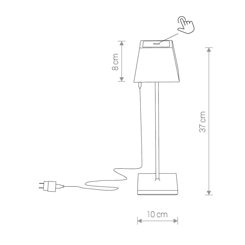 8398 Настольная лампа Nowodvorski Mahe Led 8398