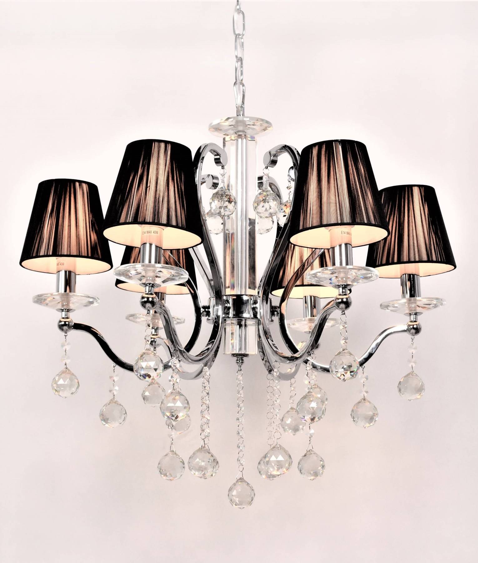 LDP 8033-6 BK Подвесная люстра Lumina Deco Bellisica LDP 8033-6 BK