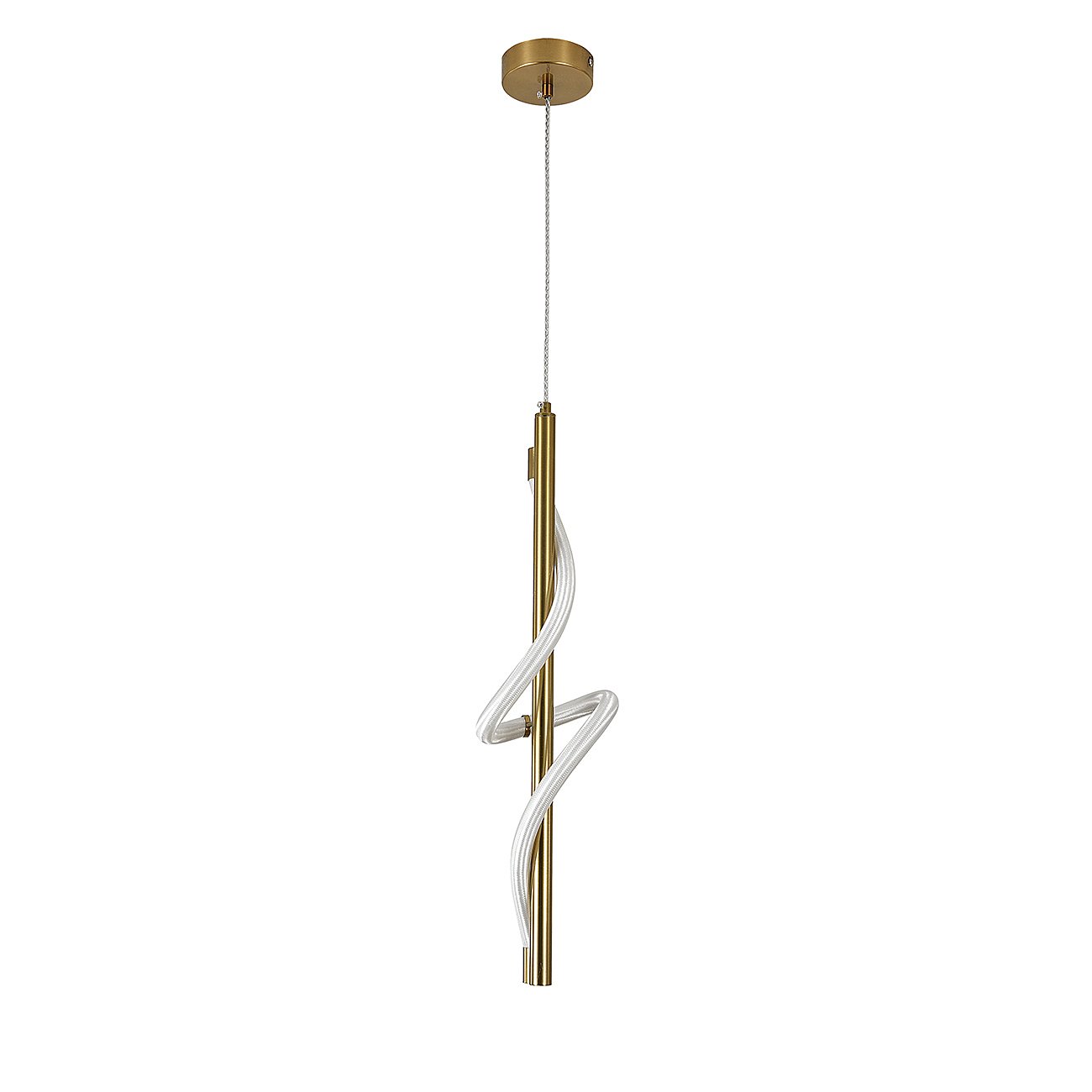 Светильник подвесной Indigo Intreccio V000144L 14025/1P Brass
