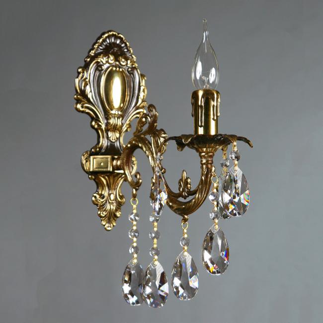 2118/1 PB Tear Drop Настенное бра Ambiente Granada 2118/1 PB Tear drop