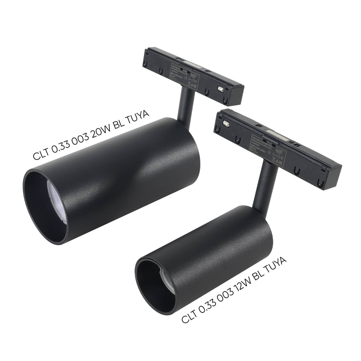 Трековый светильник Crystal Lux Space smart home CLT 0.33 003 12W BL TUYA