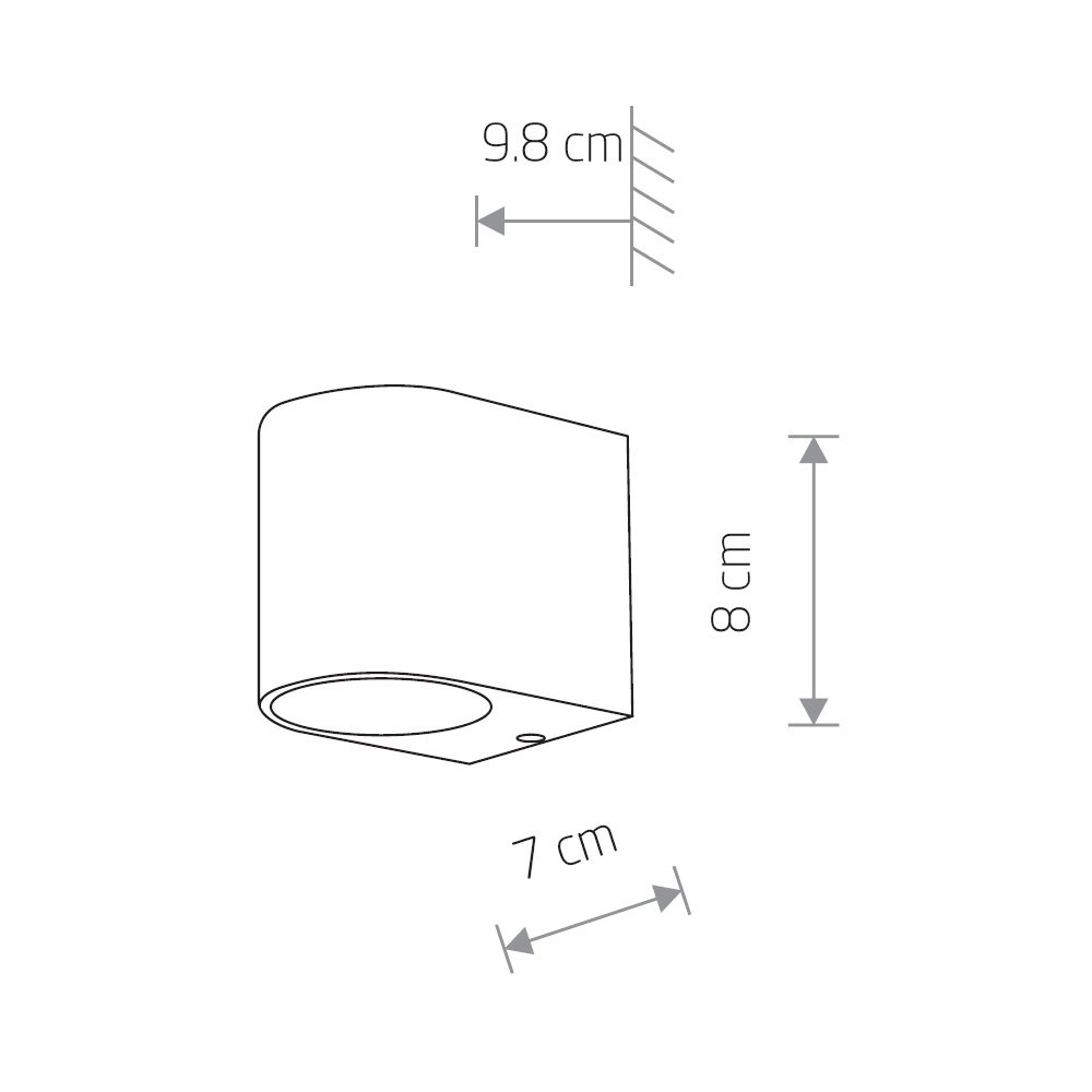 Уличный настенный светильник Nowodvorski Arris 9516