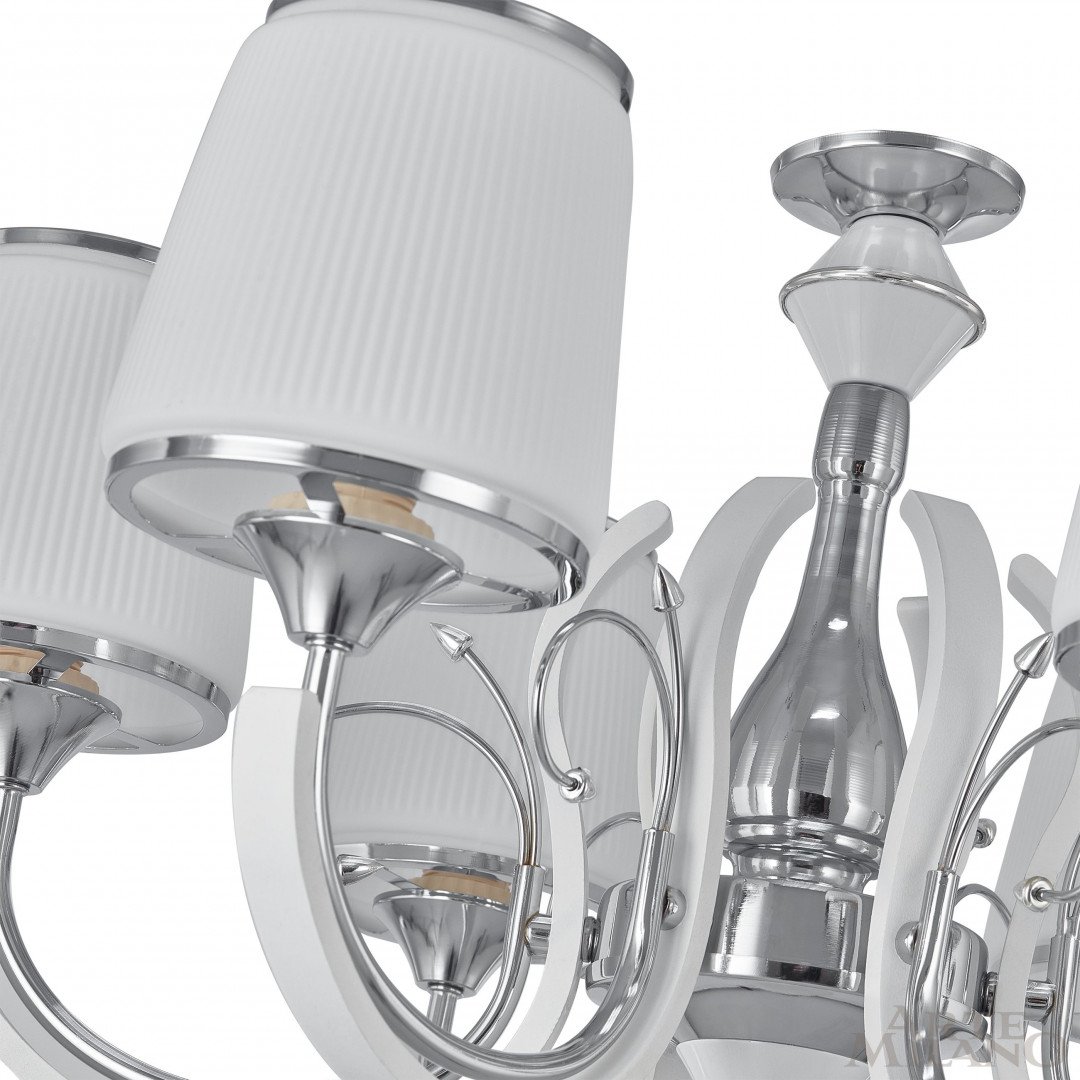 309247/8 Wh/Ni Подвесная люстра Arte Milano Florentia-9247 309247/8 Wh/Ni