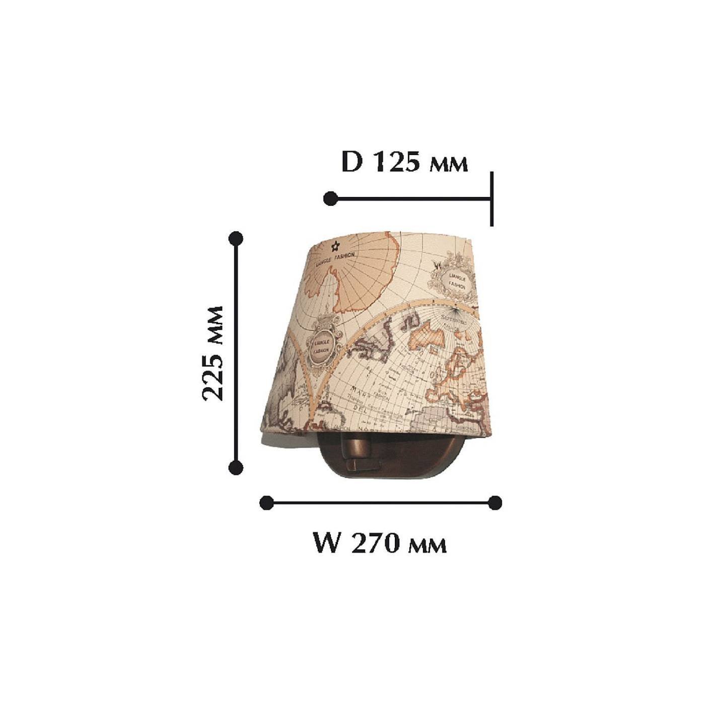 Настенное бра Favourite Mappa 1122-1W