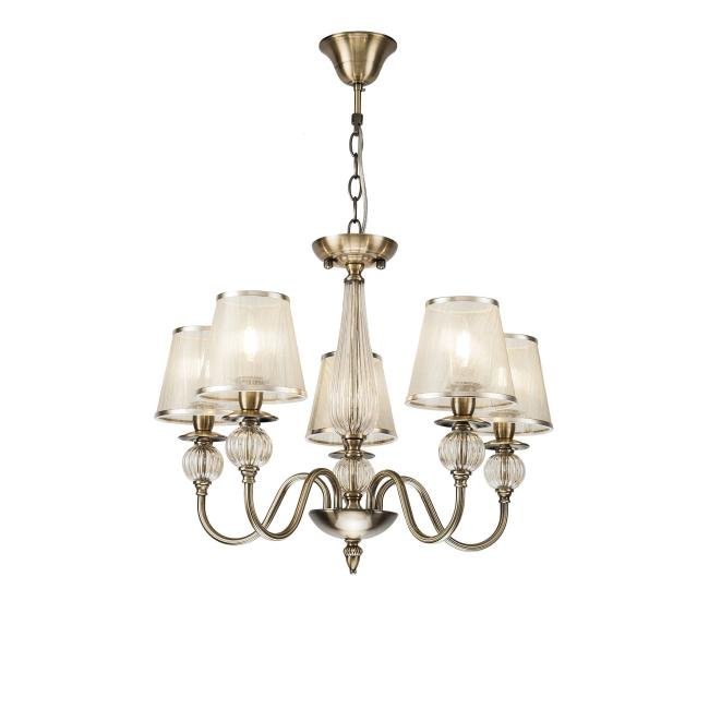 FR2685PL-05BZ Подвесная люстра Freya Inessa FR2685PL-05BZ