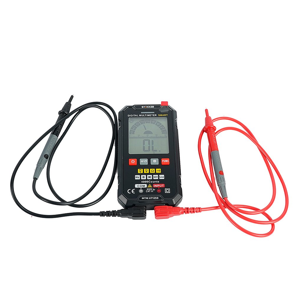 Мультиметр цифровой, 4000 отсчетов Stekker MTM HT125B 49995
