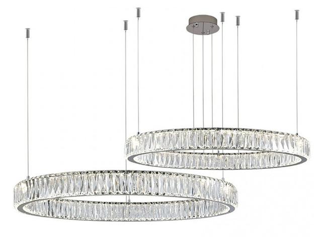 Потолочная чашка 8240 D20 2 горизон.кольца chrome Потолочная чашка Newport Crystal Потолочная чашка 8240 D20 2 горизон.кольца chrome