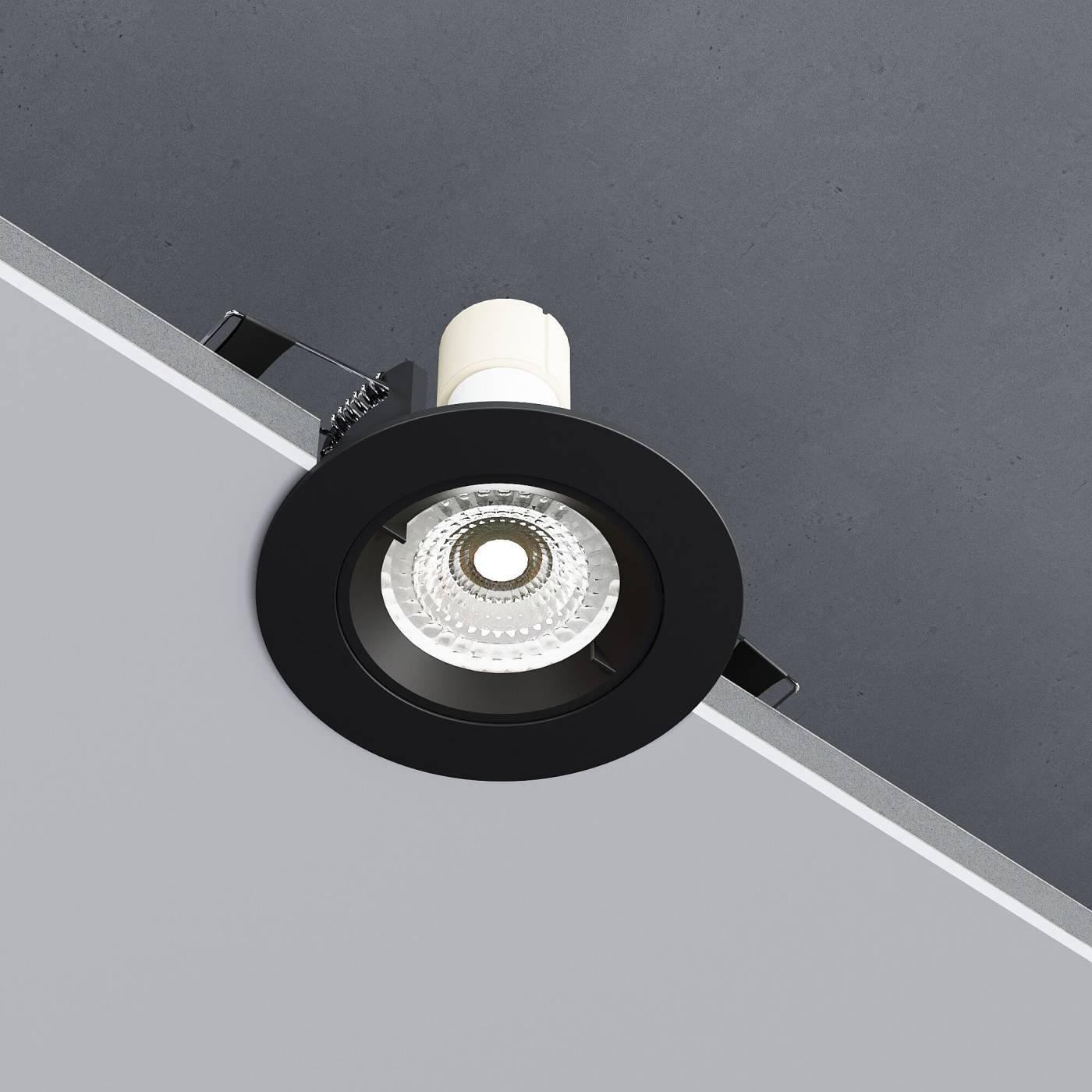 25056/01 GU10 черный Встраиваемый светильник Elektrostandard Minnie 25056/01 GU10 черный