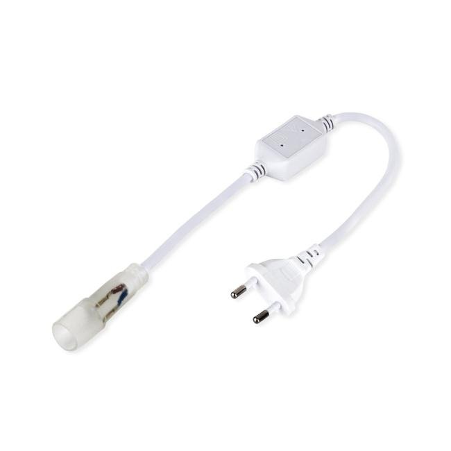 Коннектор Elektrostandard Аксессуары для монохромного гибкого неона Сетевой шнур для неона 220V 2835 круглого 16мм (SSH- 6)