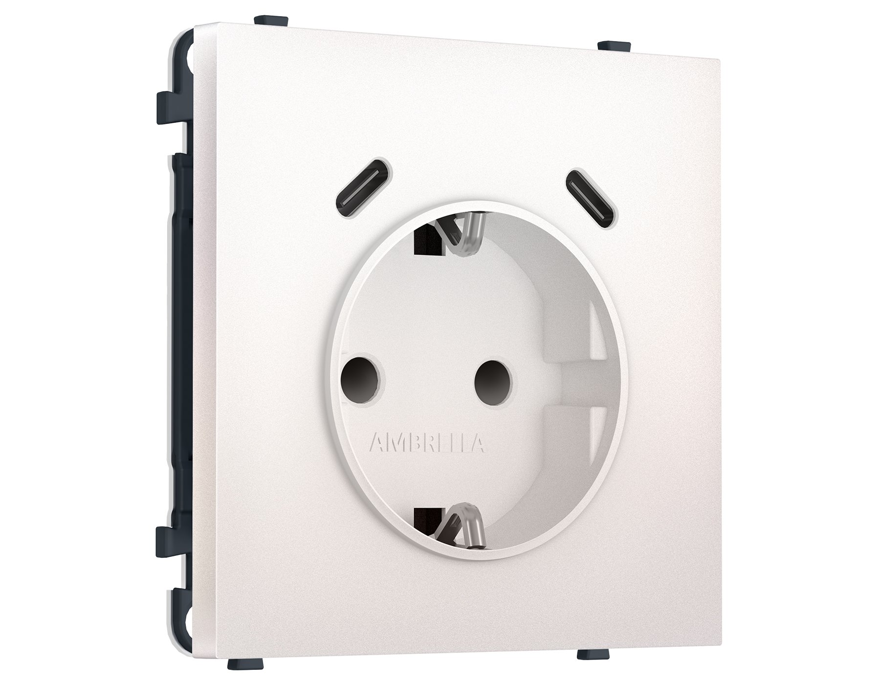 MS210510 MS210510 Комплект механизма электрической розетки SIGMA Жемчуг 2USB С+C 20W (быст. зар.) с/з с/ш 16A-250V QUANT PRO (SP2105, PR165)