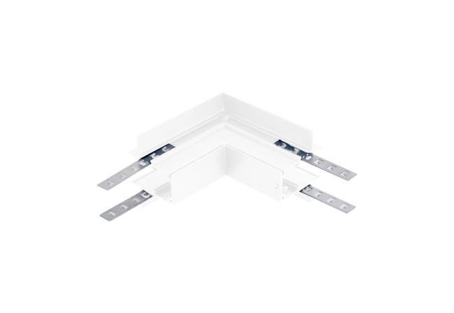 Внешний соединитель угловой для встраиваемого магнитного шинопровода Crystal Lux SPACE CLT 0.223 03 WH