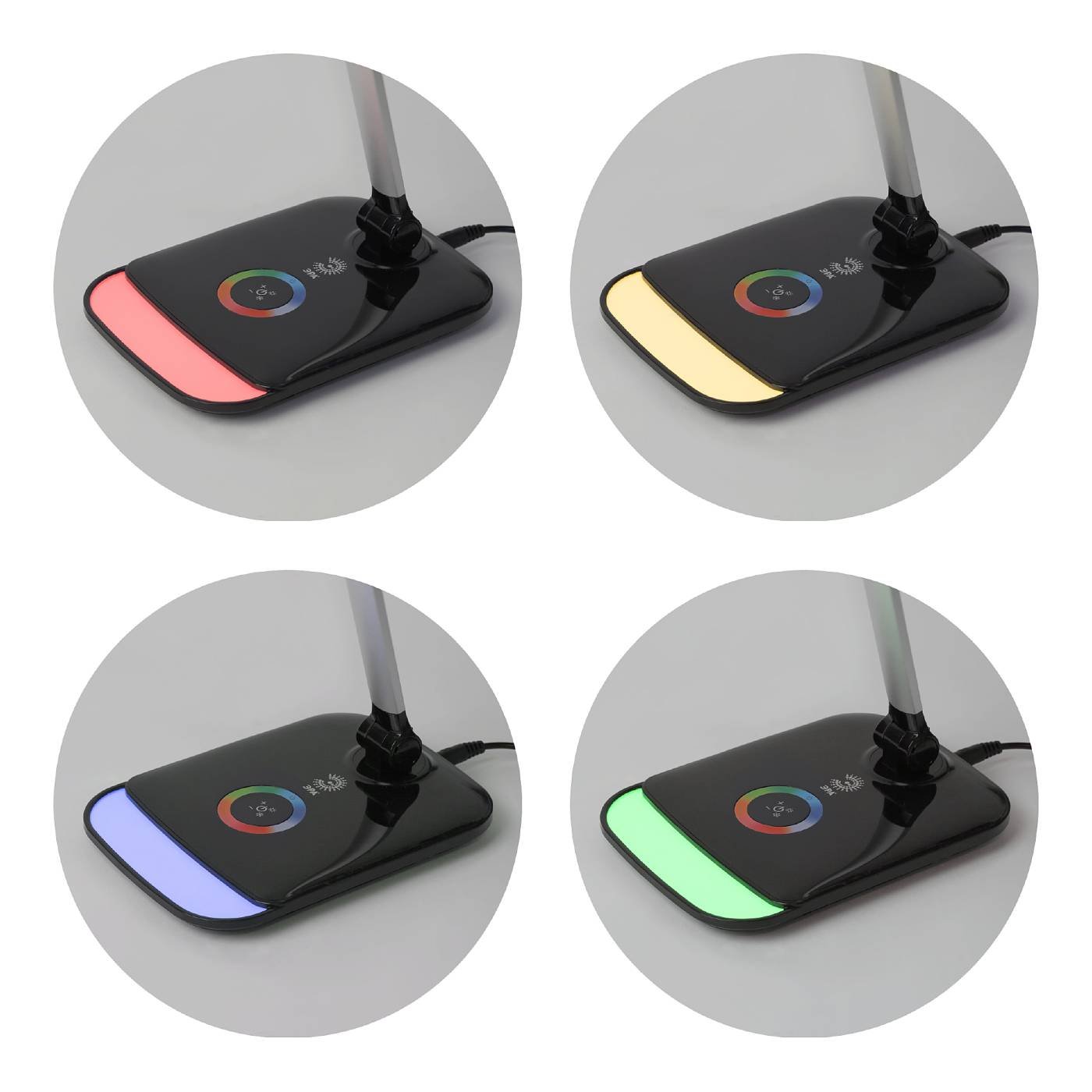 Офисная настольная лампа ЭРА NLED-460-14W-BK-S