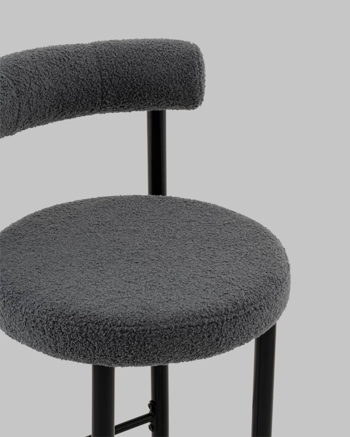 Полубарный стул Stool Group vd-plb-floreo-fl-grey
