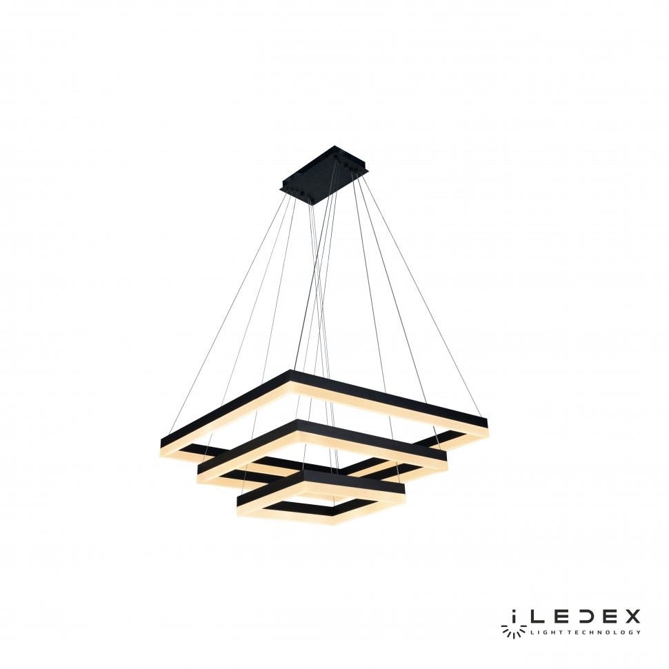 Подвесная люстра ILedex Twins D0319-3 (400x600x800) BK