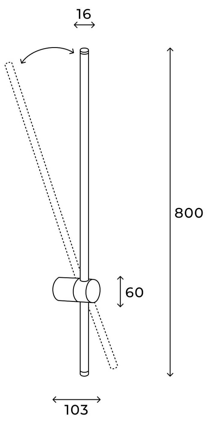 Настенный светильник Edge Hesby Lighting HSBL_0225