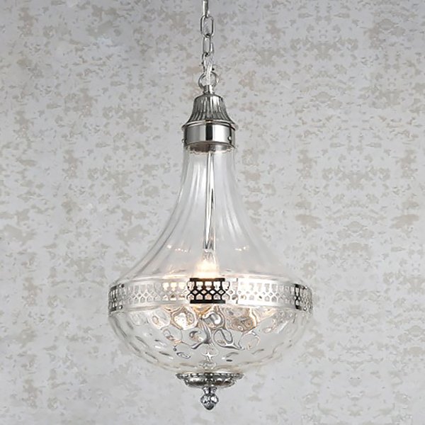 KG0544P-4 nickel Подвесная люстра Delight Collection French Empire Glass KG0544P-4 nickel