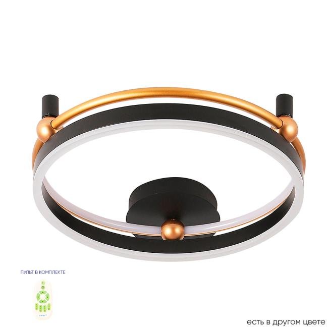 FERNANDO PL48W LED BLACK/GOLD Потолочная люстра Crystal Lux Fernando FERNANDO PL48W LED BLACK/GOLD