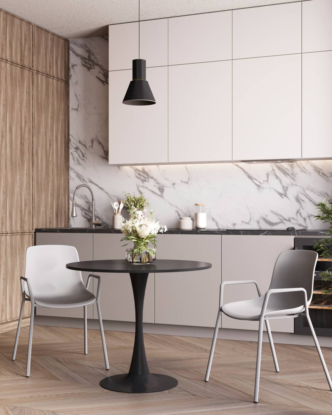 Стул пластиковый Stool Group Kaira SL-7201F grey 90454