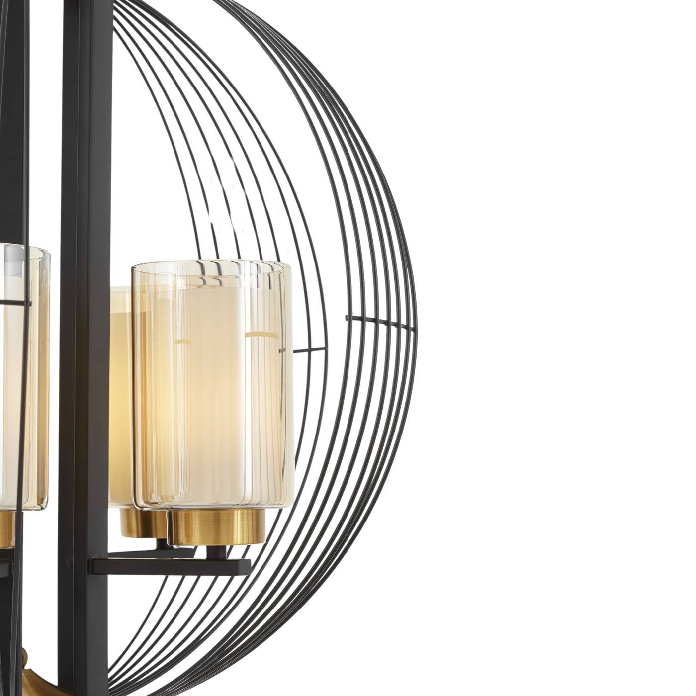 LDP 1245-5 BK+MD Подвесная люстра Lumina Deco Ponti LDP 1245-5 BK+MD