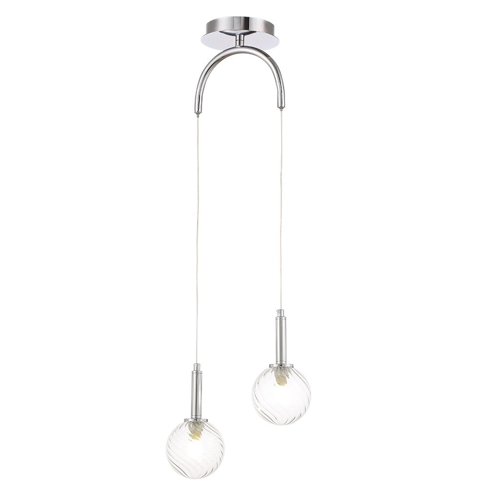 LUXURY SP2 CHROME Светильник подвесной Crystal Lux Luxury LUXURY SP2 CHROME