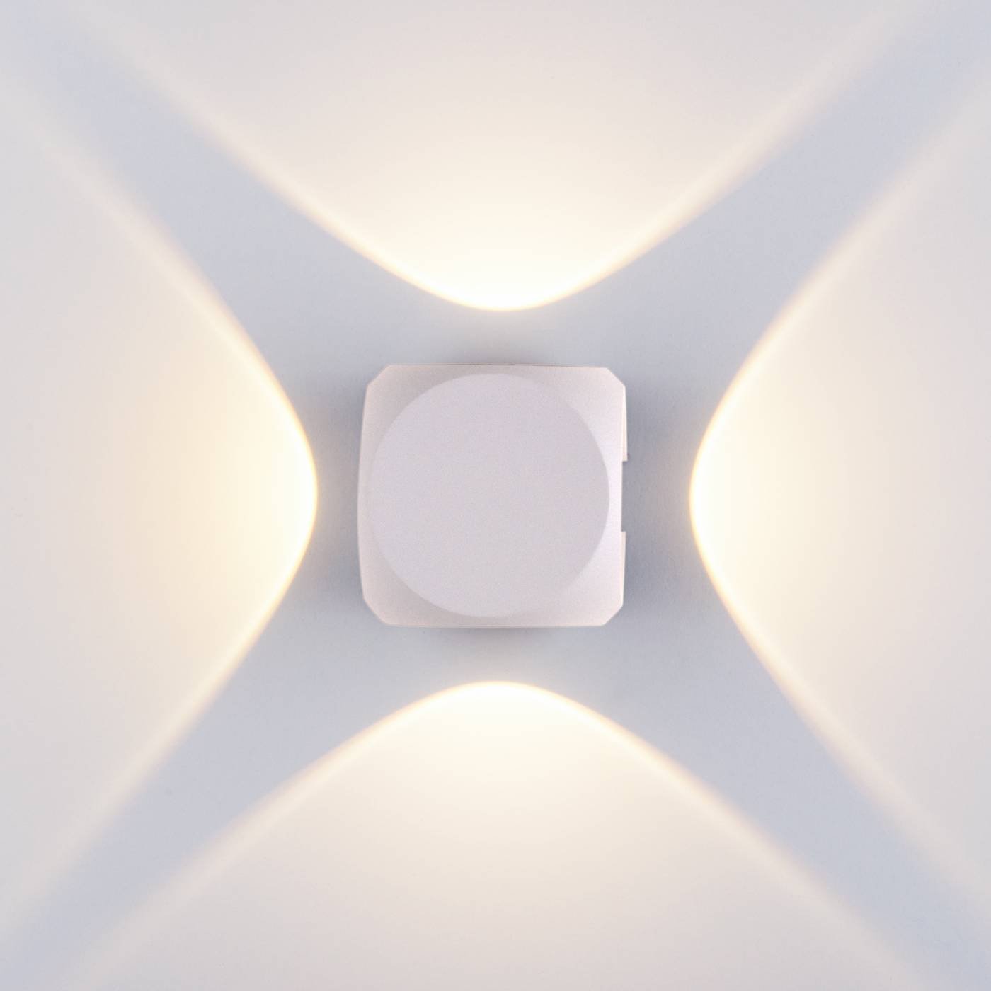 1504 TECHNO LED CUBE белый Уличный настенный светильник Elektrostandard Сube 1504 TECHNO LED CUBE белый
