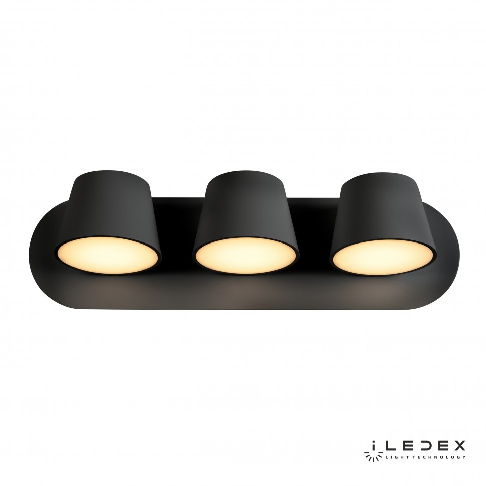 W1118-3AS BK Настенный светильник ILedex Flexin W1118-3AS BK