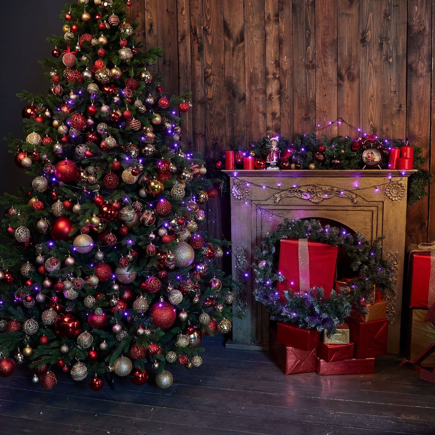 Гирлянда Uniel ULD-S2000-200/DGA PINK IP20