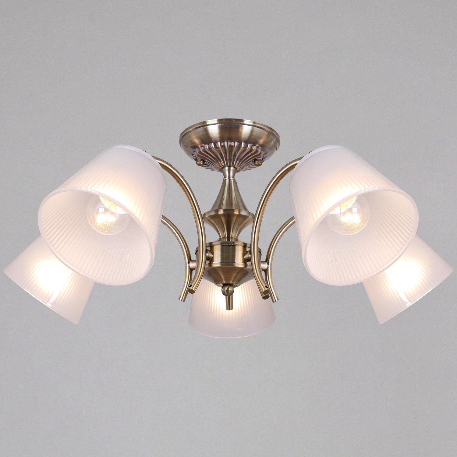 IL0910-5CSQ-26 AB ELITE Потолочная люстра ILLUMICO IL0910-5CSQ-26 AB ELITE