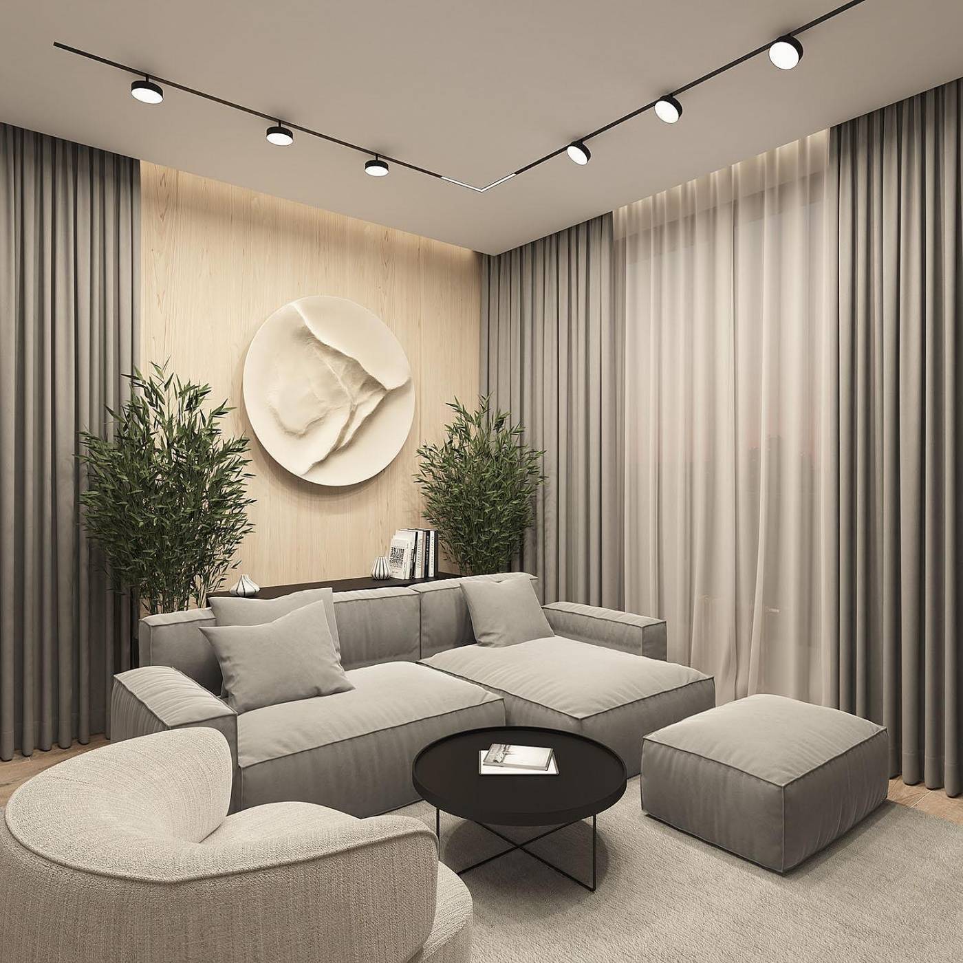 Трековый светильник Denkirs Smart Linear DK8070-BK