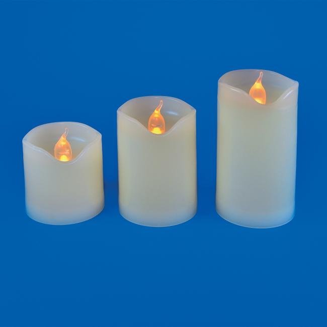 Световая фигура Uniel ULD-F060 WARM WHITE CANDLE SET3