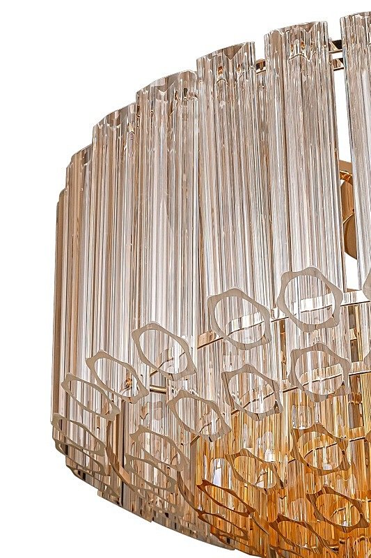 Подвесная хрустальная люстра Retro Murano L'Arte Luce Luxury L34812