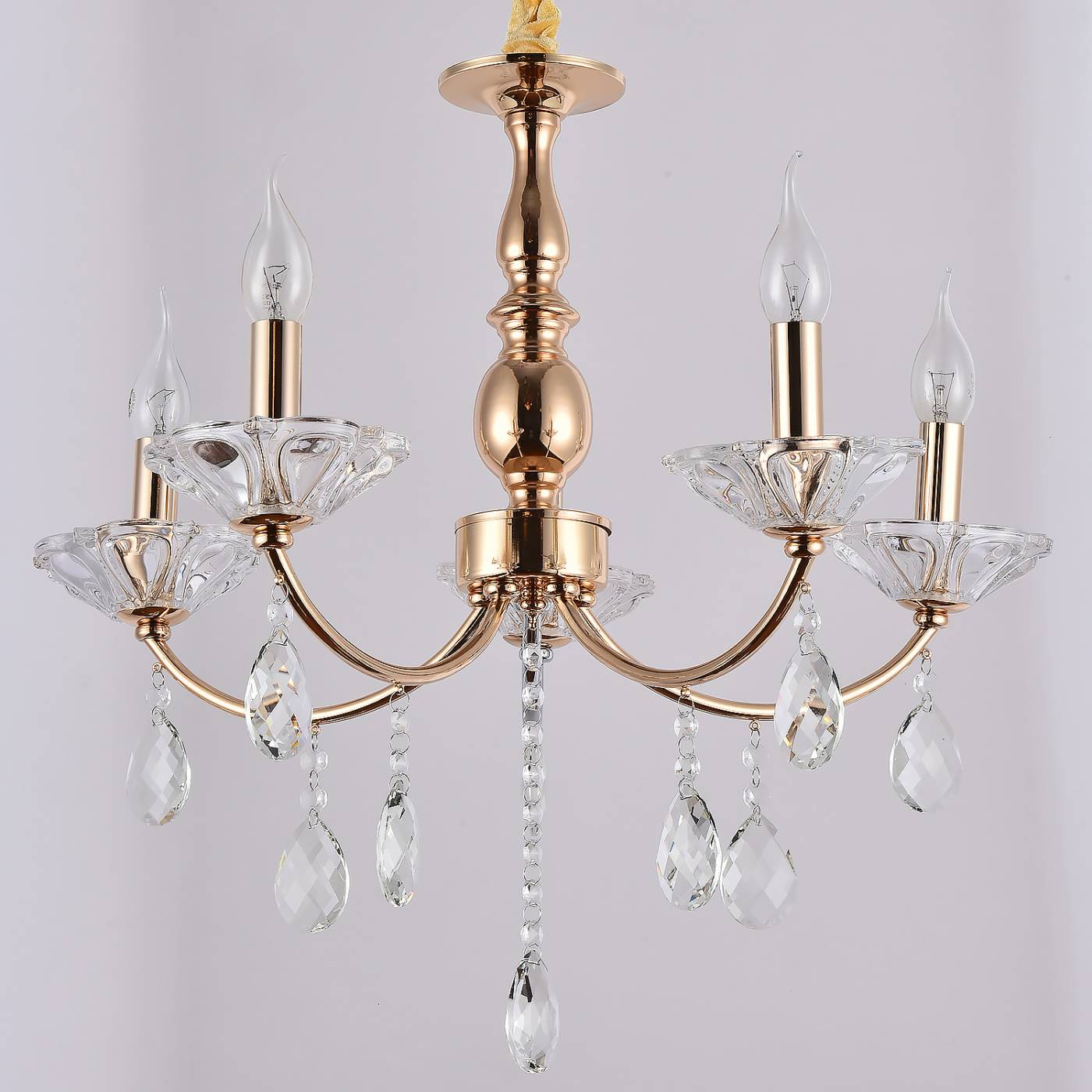 IL1242-5PPA-29 GD Подвесная люстра ILLUMICO IL1242-5PPA-29 GD