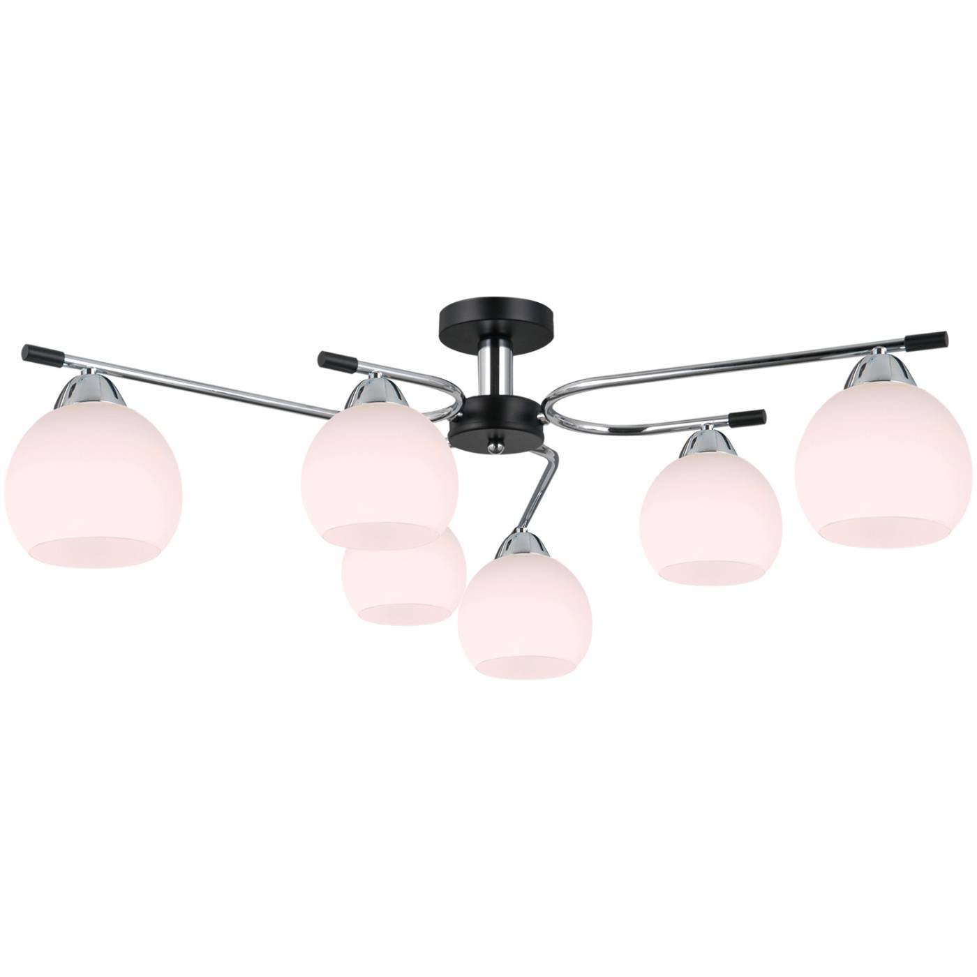 Потолочная люстра ILLUMICO IL0638-6CSQ-24 CR BK LIBRA