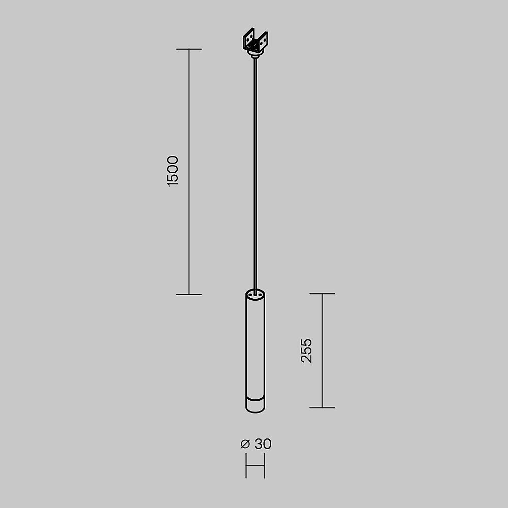 O-TR01-1-P-8WW3K Трековый светильник Maytoni Focus Led O-TR01-1-P-8WW3K