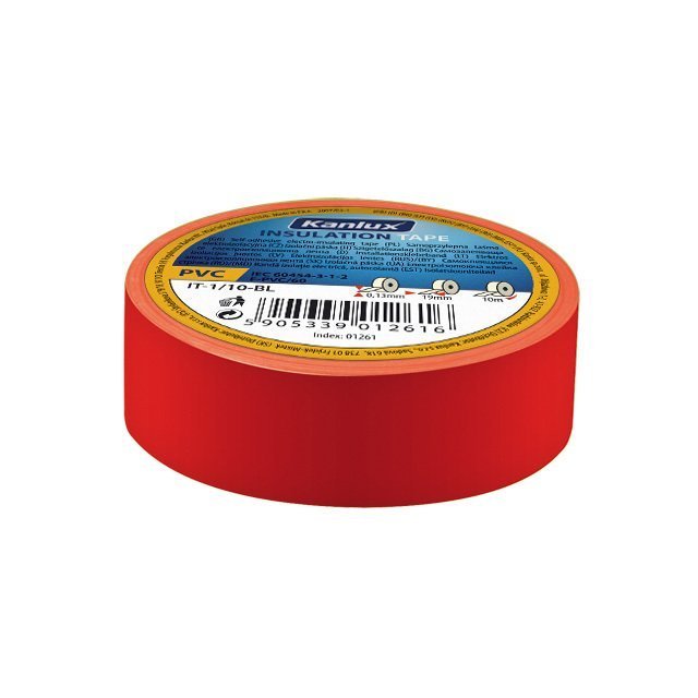 1273 Изолента красная KANLUX IT-1/20-RE Kanlux It-1/20-Re 1273