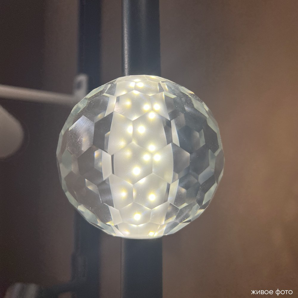 ELVIRA SP8W LED 4000K BLACK Светильник подвесной Crystal Lux Elvira ELVIRA SP8W LED 4000K BLACK