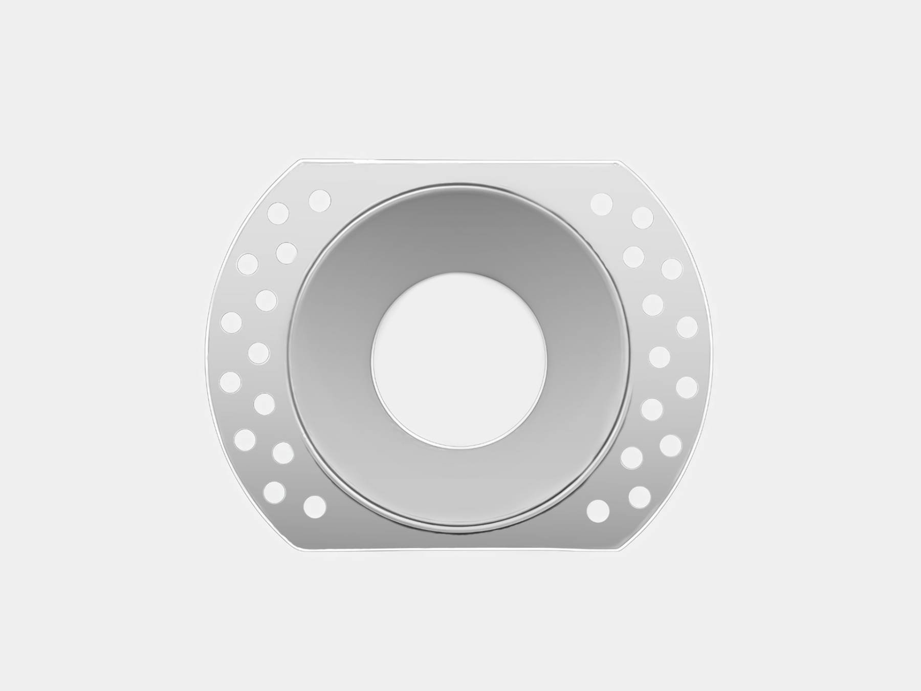 00-00050897 Рамка встраиваемая в ГКЛ IP65 под модуль DL-FT, белая, DC-ACS113
