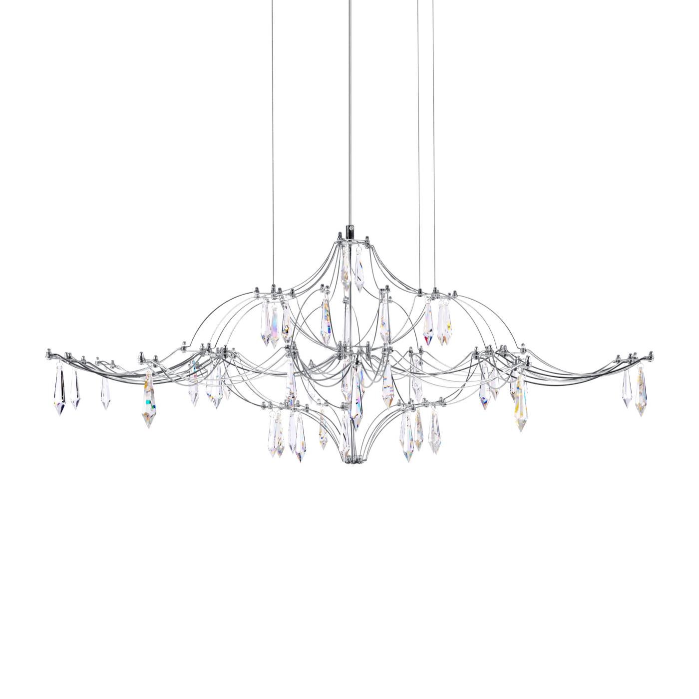 10587/1000 Silver Asfour Подвесная люстра Mira Loft It 10587/1000 Silver Asfour